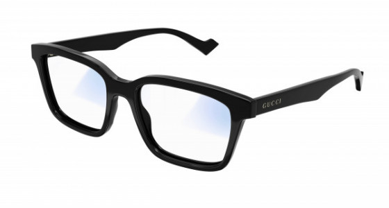 Gucci GG0964S Sunglasses, 001 - BLACK with TRANSPARENT lenses