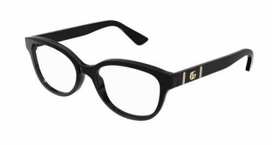 Gucci GG1115O Eyeglasses, 001 - BLACK with TRANSPARENT lenses