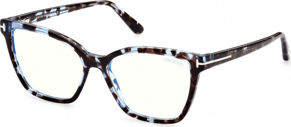 Tom Ford FT5812-B Eyeglasses, 055 - Coloured Havana / Coloured Havana