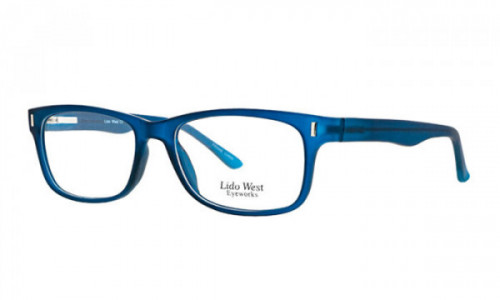 Lido West Turtle Eyeglasses, Blue