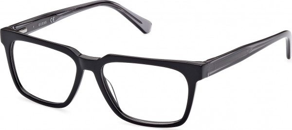 Guess GU50059 Eyeglasses, 001 - Shiny Black / Shiny Black