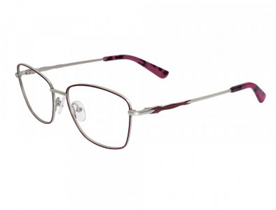 Port Royale BETHANY Eyeglasses, C-2 Burgundy/Silver