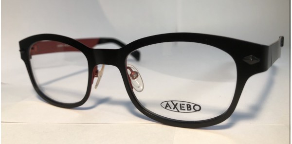 Axebo Celka Eyeglasses, 03-Satin Black/Fushia