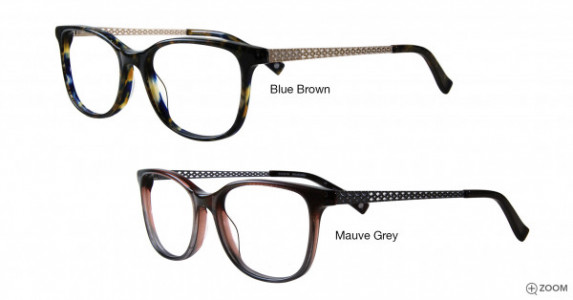 Bulova Los Alamos Eyeglasses, Blue/Brown