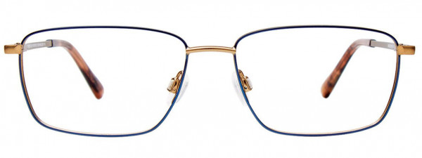 EasyClip EC612 Eyeglasses, 050 - Blue & Light Copper