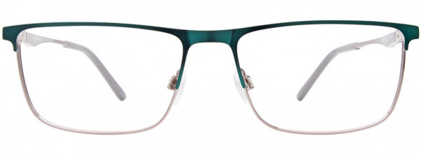 EasyClip EC616 Eyeglasses, 060 - Green & Steel