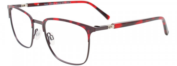 Takumi TK1224 Eyeglasses, 030 - Steel & Red Tort / Red Tort