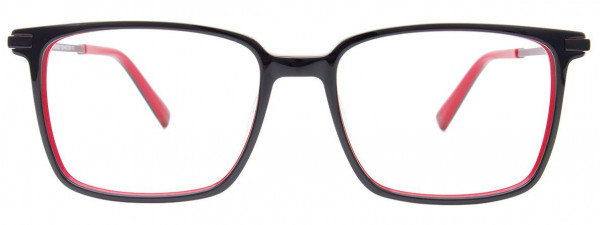 Takumi TK1206 Eyeglasses, 030 - Black & Red