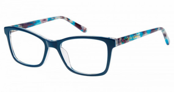 Betsey Johnson BJG SWAG Eyeglasses, blue