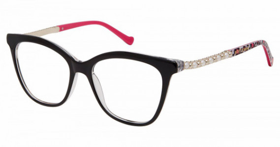 Betsey Johnson BET BONJOUR Eyeglasses, black