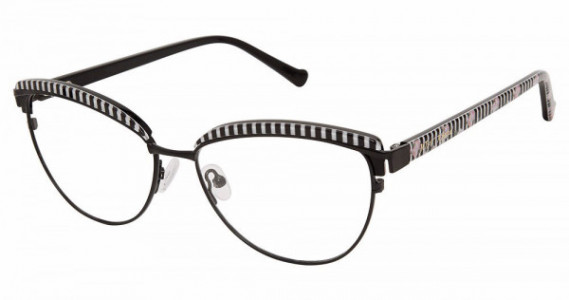 Betsey Johnson BET LUXE Eyeglasses, black