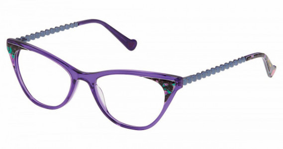 Betsey Johnson BET RULE BREAKER Eyeglasses, purple