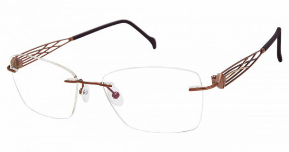 Stepper STE 97019 SI Eyeglasses, brown
