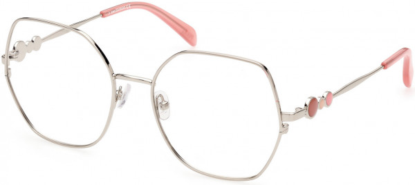 Emilio Pucci EP5204 Eyeglasses, 016 - Shiny Palladium, Pink Enamel, Shiny Pink