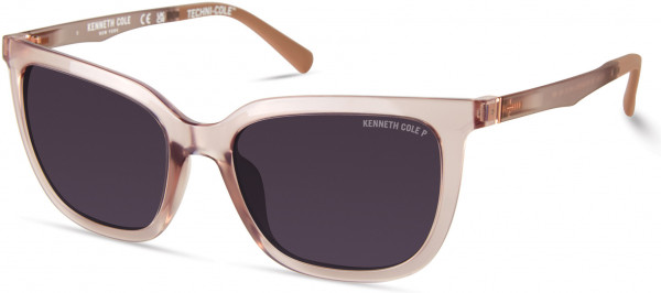 Kenneth Cole New York KC7262 Sunglasses, 72D - Shiny Pink / Smoke Polarized