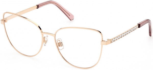 Swarovski SK5451 Eyeglasses, 033 - Pink Gold