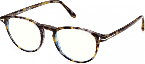 Tom Ford FT5803-B Eyeglasses, 055 - Coloured Havana / Coloured Havana