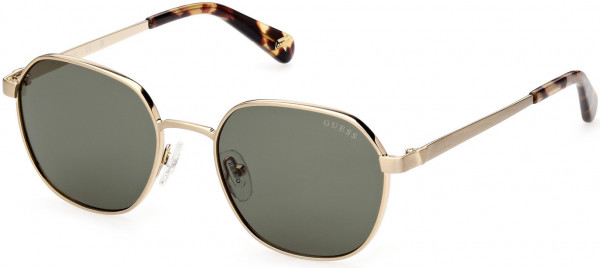 Guess GU5215 Sunglasses, 33N - Gold/other / Green