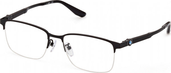 BMW Eyewear BW5051-H Eyeglasses, 002 - Matte Black / Matte Black