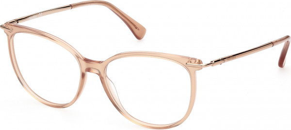 Max Mara MM5050 Eyeglasses, 059 - Matte Light Pink / Shiny Rose Gold