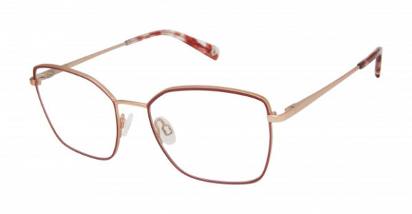 Brendel 922075 Eyeglasses, Burgundy/Rose Gold - 50 (BUR)