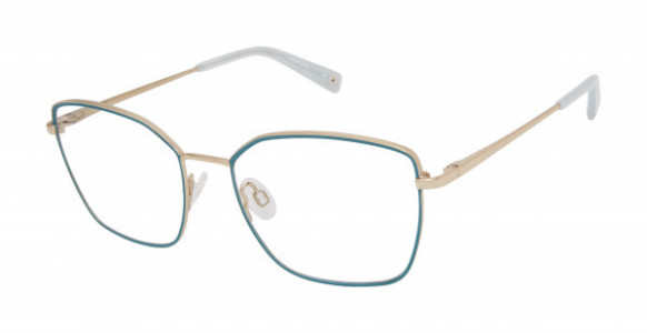 Brendel 922075 Eyeglasses, Teal/Gold - 40 (TEA)