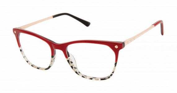 L.A.M.B. LA101 Eyeglasses, Red (RED)