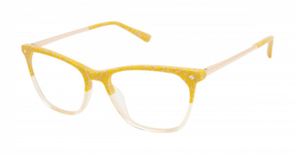 L.A.M.B. LA101 Eyeglasses, Yellow (YEL)