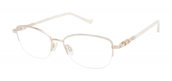 Tura TE277 Eyeglasses, Silver/Gold (SIL)