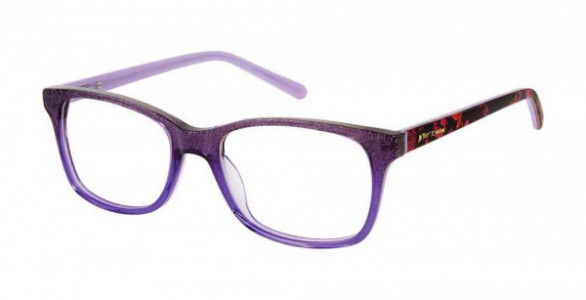 Betsey Johnson BJG GROOVY Eyeglasses, purple