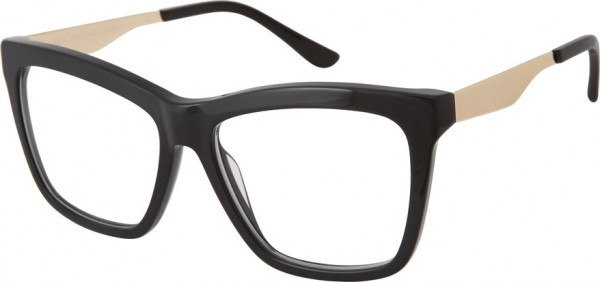 Rocawear RO602 Eyeglasses, OX BLACK/SHINY GOLD