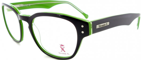 Vicomte A. VA40011 Eyeglasses, C2 BROWN/LIME