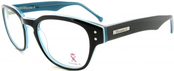 Vicomte A. VA40011 Eyeglasses, C4 BLACK/TEAL