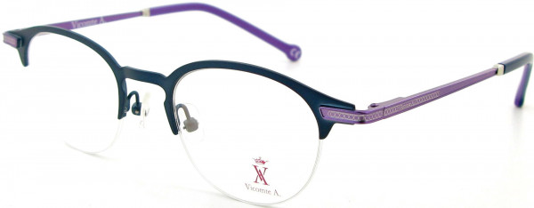Vicomte A. VA40024 Eyeglasses, C2 TEAL/PURPLE