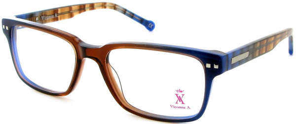 Vicomte A. VA40044 Eyeglasses, C3 TOBACCO/TEAL