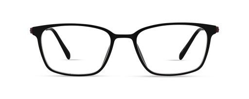 Modo 7009GF Eyeglasses, MATTE BLACK (GLOBAL FIT)