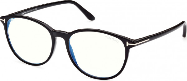 Tom Ford FT5810-B Eyeglasses, 001 - Shiny Black / Shiny Black