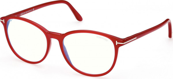 Tom Ford FT5810-B Eyeglasses, 074 - Shiny Light Red / Shiny Light Red