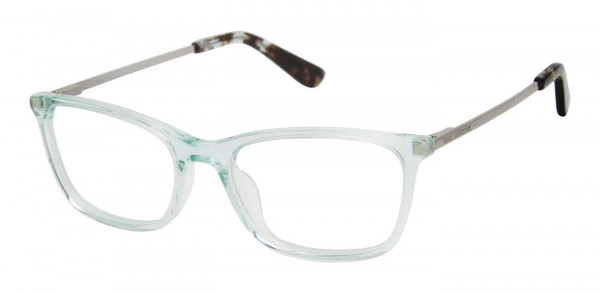 Juicy Couture JU 317 Eyeglasses, 00OX CRYSTAL GREEN