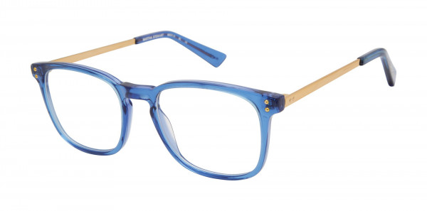 Martha Stewart MSO106 Eyeglasses, BL AZURE BLUE/GOLD