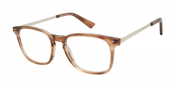 Martha Stewart MSO106 Eyeglasses, OX BLACK/SNOW/GOLD