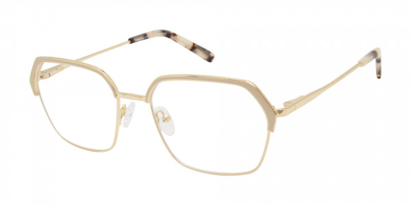 Martha Stewart MSO115 Eyeglasses, GLD GOLD/IVORY