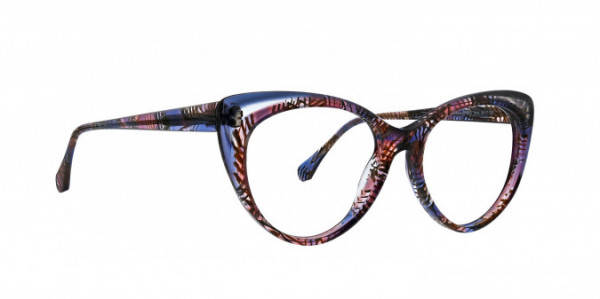 Badgley Mischka Veva Eyeglasses, Brown/Blue