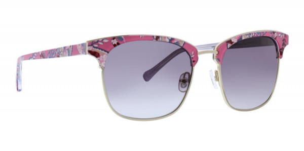 Vera Bradley Jordie Sunglasses, Botanical Paisley Pink