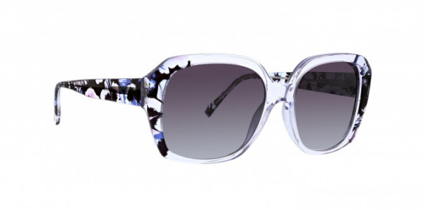 Vera Bradley Saundra Sunglasses, Plum Pansies