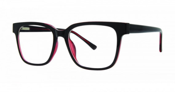 Modern Optical ENDORSE Eyeglasses, Black/Wine