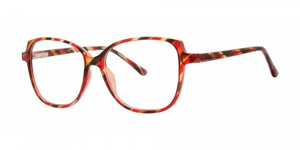 Modern Optical FOUND Eyeglasses, Red Demi