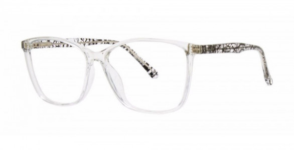 Modern Optical PREPARE Eyeglasses, Crystal/Black