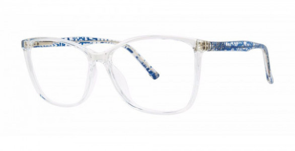 Modern Optical PREPARE Eyeglasses, Crystal/Blue