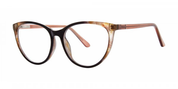 Modern Optical RATIONAL Eyeglasses, Black/Brown